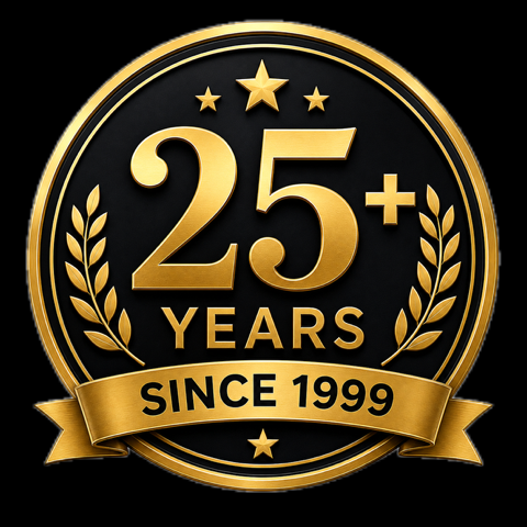 25-plus years serving clients since 1999